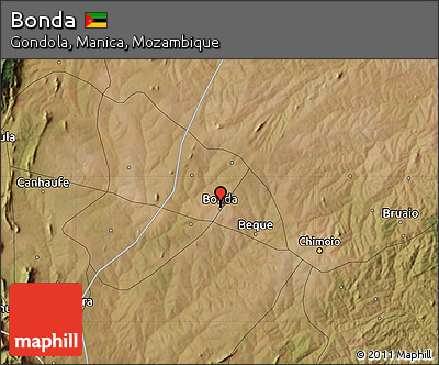 Satellite Map of Bonda