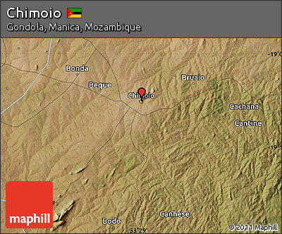 Satellite Map of Chimoio