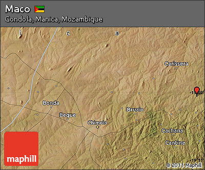 Satellite Map of Maco