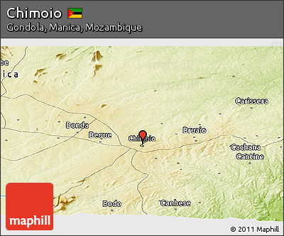 Physical Panoramic Map of Chimoio