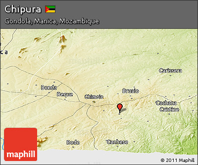 Physical Panoramic Map of Chipura