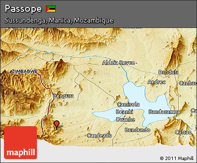 Physical Panoramic Map of Passope