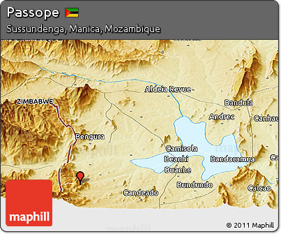 Physical Panoramic Map of Passope