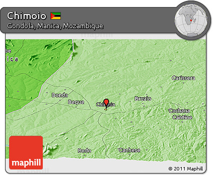 Political Panoramic Map of Chimoio