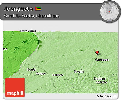 Political Panoramic Map of Joanguete