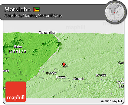 Political Panoramic Map of Matsinho