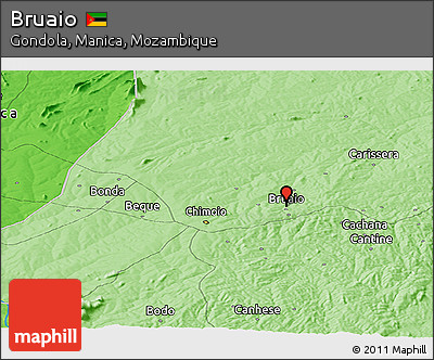 Political Panoramic Map of Bruaio