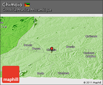 Political Panoramic Map of Chimoio
