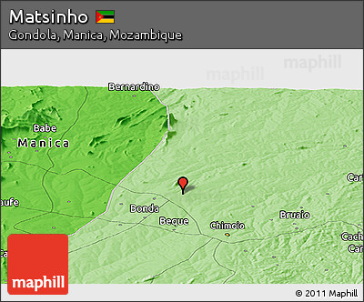 Political Panoramic Map of Matsinho