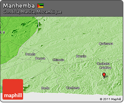 Political Panoramic Map of Manhemba