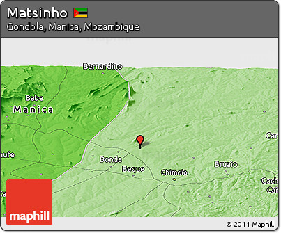 Political Panoramic Map of Matsinho