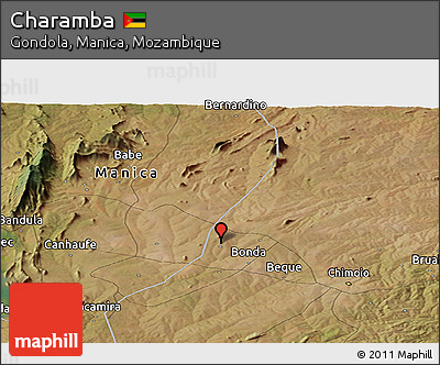 Satellite Panoramic Map of Charamba