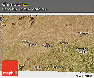 Satellite Panoramic Map of Chimoio
