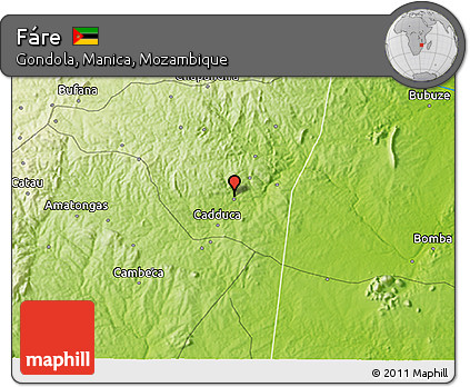 Physical 3D Map of Fáre