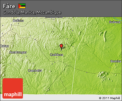 Physical 3D Map of Fáre