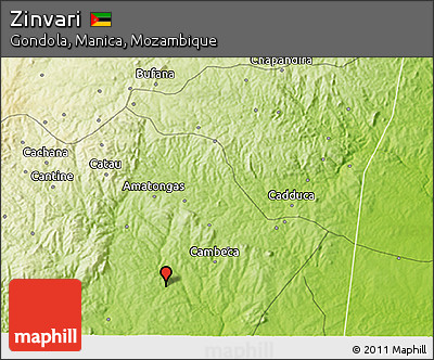 Physical 3D Map of Zinvari