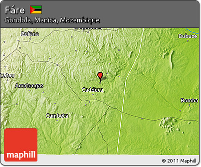Physical 3D Map of Fáre