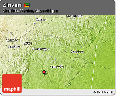 Physical 3D Map of Zinvari