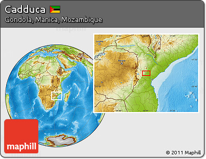 Physical Location Map of Cadduca