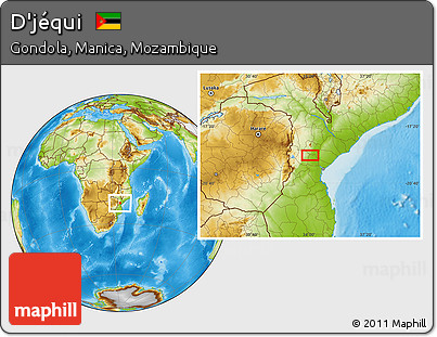 Physical Location Map of D'jéqui