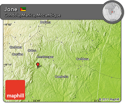 Physical Map of Jone