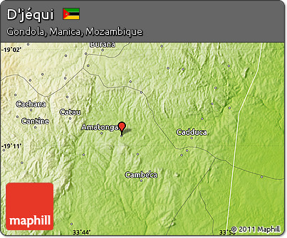 Physical Map of D'jéqui