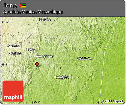 Physical Map of Jone