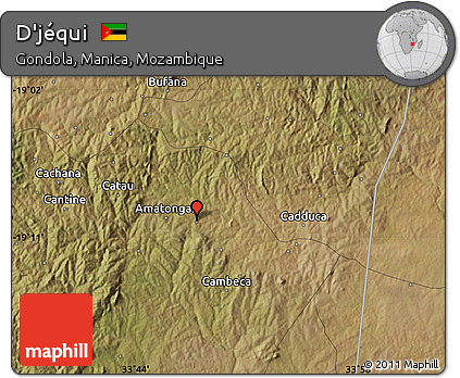 Satellite Map of D'jéqui