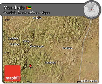 Satellite Map of Mandeda