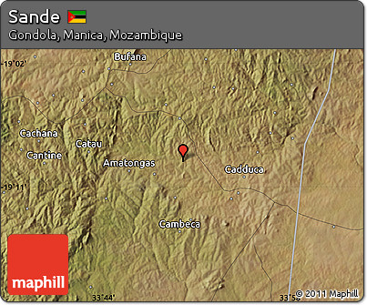 Satellite Map of Sande