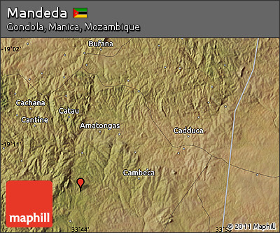 Satellite Map of Mandeda
