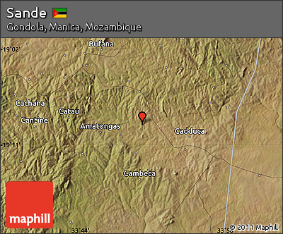Satellite Map of Sande