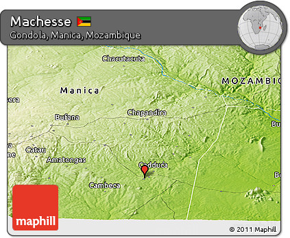 Physical Panoramic Map of Machesse