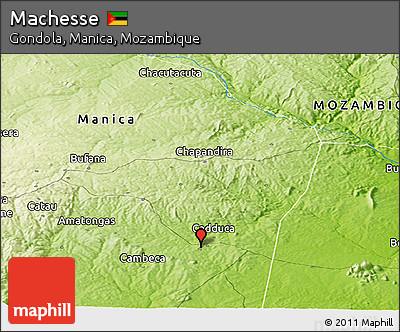 Physical Panoramic Map of Machesse