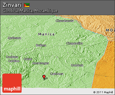 Political Panoramic Map of Zinvari