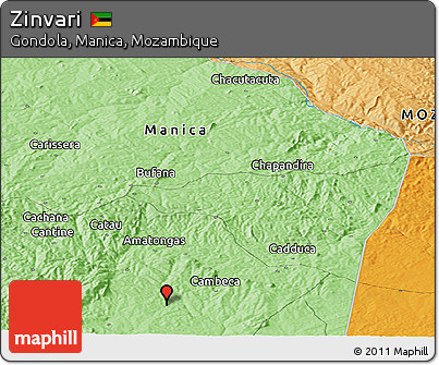 Political Panoramic Map of Zinvari