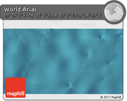 Satellite 3D Map of the Area around 19° 2' 1" S, 39° 10' 29" E
