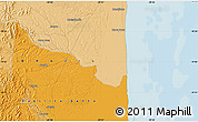 Political Map of the area around 19° 2' 1" S, 39° 52' 30" W