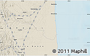 Shaded Relief Map of the area around 19° 2' 1" S, 39° 52' 30" W