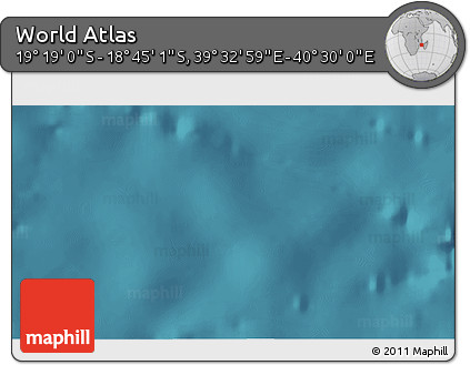 Satellite 3D Map of the Area around 19° 2' 1" S, 40° 1' 29" E