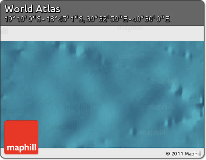 Satellite 3D Map of the Area around 19° 2' 1" S, 40° 1' 29" E