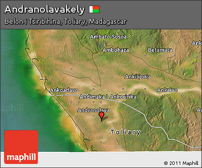 Satellite 3D Map of Andranolavakely