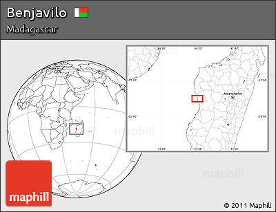 Blank Location Map of Benjavilo