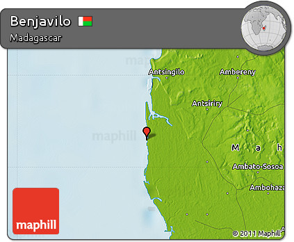 Physical Map of Benjavilo