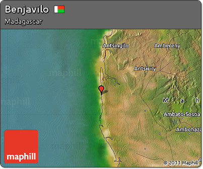 Satellite Map of Benjavilo
