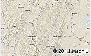 Shaded Relief Map of the area around 19° 2' 1" S, 45° 49' 30" W