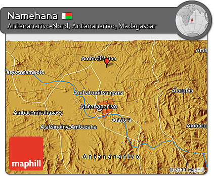 Physical 3D Map of Namehana