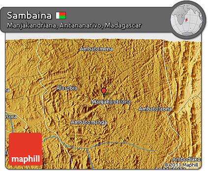 Physical 3D Map of Sambaina