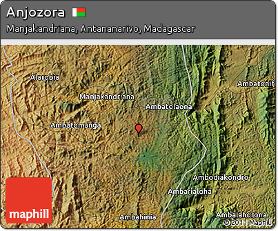 Satellite 3D Map of Anjozora