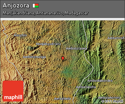 Satellite 3D Map of Anjozora
